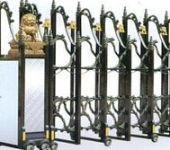 供應(yīng)遼寧營(yíng)口不銹鋼電動(dòng)伸縮門 富麗3號(hào)